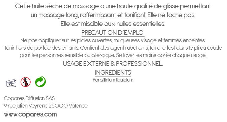 Huile de massage neutre 1lt